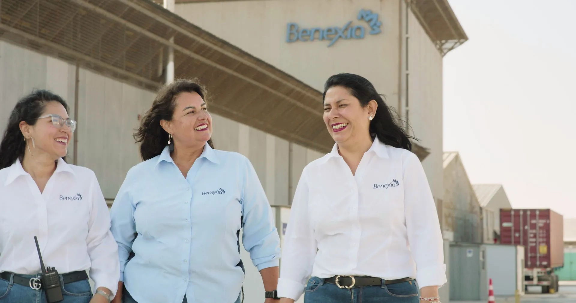 Three of the women leading the Arica operation